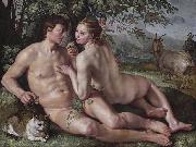 Hendrick Goltzius The Fall of Man oil painting